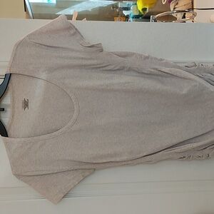 Athleta Oatmeal Breathe tee